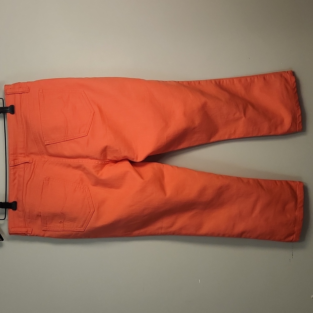 Bold Cropped Kick Flare Jeans - Bright Pink, Stretchy & Fun! - Picture 2 of 12